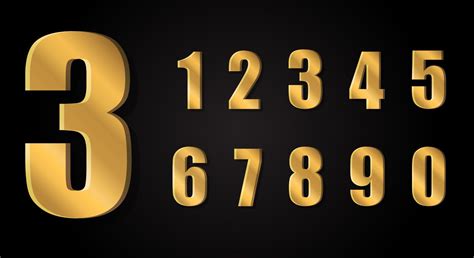 Gold Numbers Png Free Psd Templates Png Free Psd Templates Png My XXX
