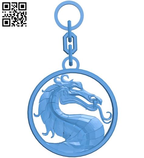 Dragon Emblem Keychain B006022 Download Free Stl Files 3d Model For 3d