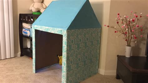 How To Build A Cardboard Playhouse For Kids Time Lapse Video Youtube