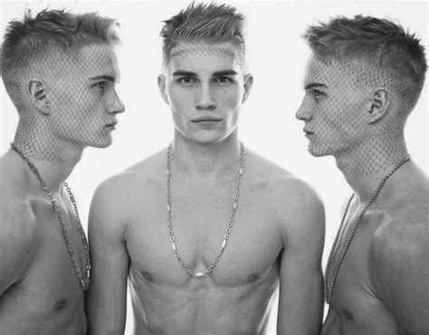 hans karl and joel markus antson model twin photography triplets