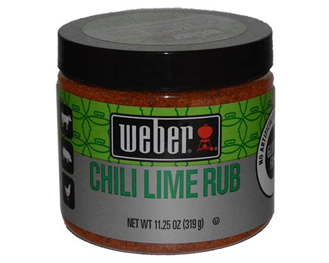 Weber Chili Lime Rub 1125oz 319g 1027usd Spice Place