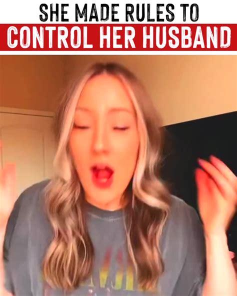wife controls husband by doing this unbelievable husband why doesn t she allow her