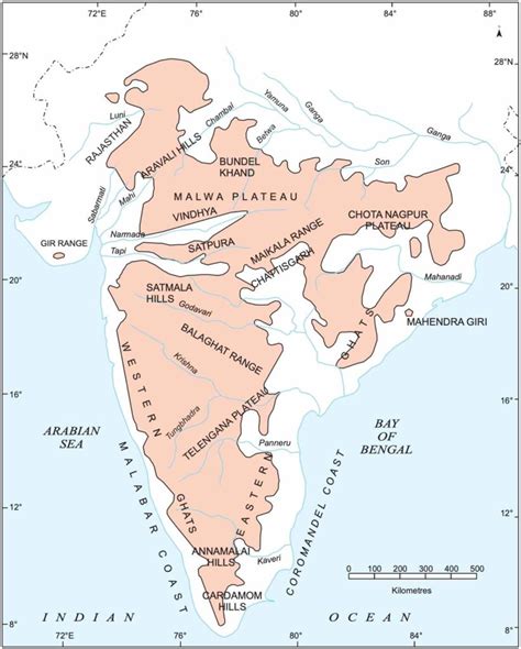 Peninsular Plateau In India
