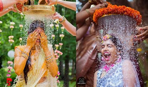 23 Beautiful Mangala Snanam Photos That Are Heart Tugging Weddingbazaar