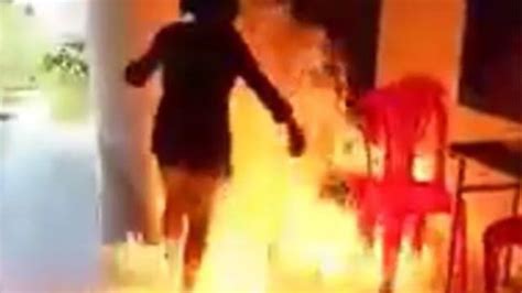 Failing To Burn Down School Girl Sets Herself On Fire The Guardian