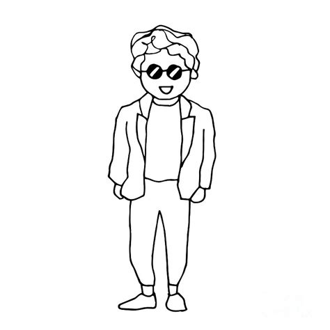 Man Person Activities Vector Doodle Hand Drawing Sketch Illustra