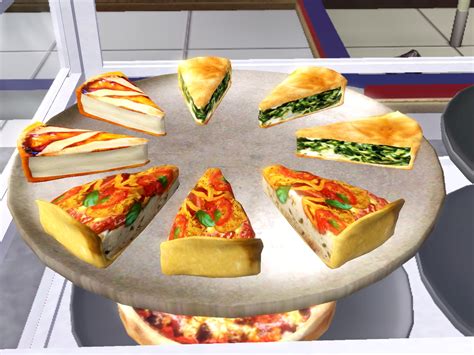 Mod The Sims Pizza Pizza Edibledecor Pizza Set