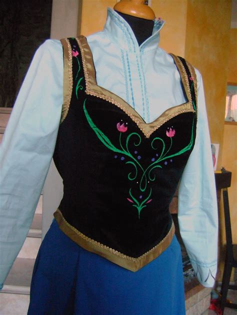 Anna Frozen Disney Costume Cosplay Etsy
