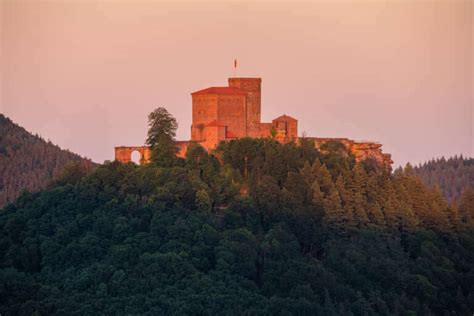 Burg Trifels Im Abendlicht Heimatfotos