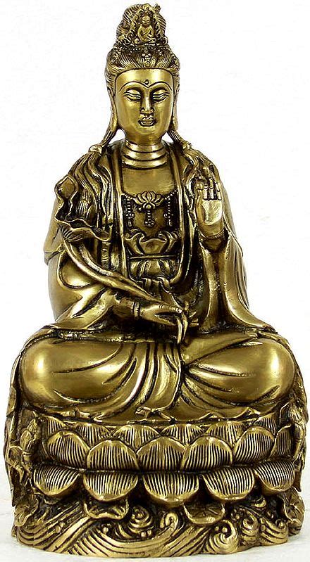 Kuan Yin Goddess Of Compassion Exotic India Art