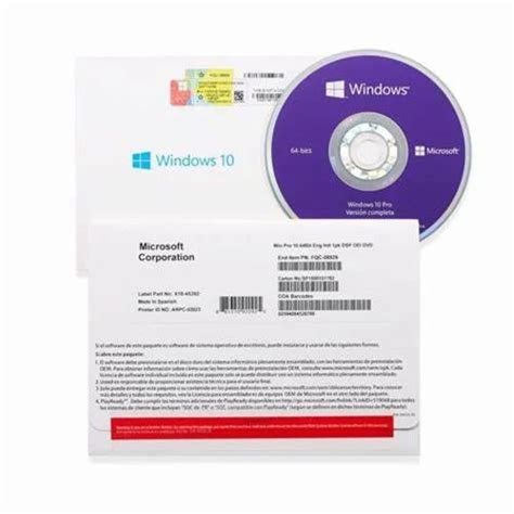 Windows 10 Pro 64 Bit Oem Dvd Pack Free Download Available At Rs 1500