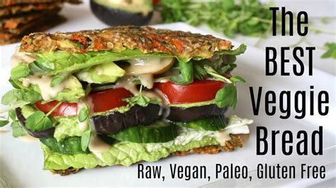 the best veggie bread vegan raw gluten free paleo youtube