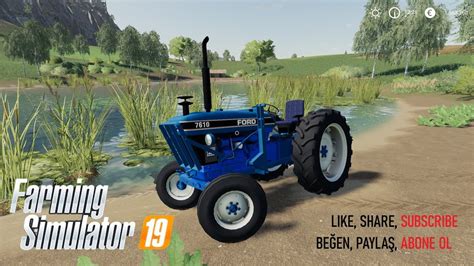 Farming Simulator 2019 Ford 7610 Iii V20 Tractor Traktör Mod Fs19