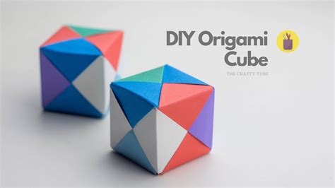 How To Make Paper Cube Paper 3d Cube Origami 3d Cube Paper Craft