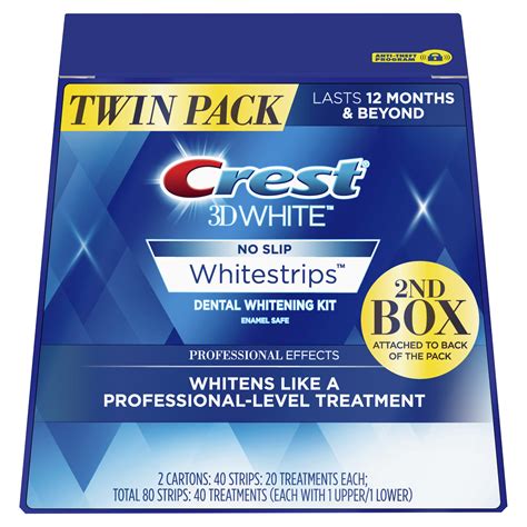 Crest 3d White Professional Effects Whitening Teeth Strips Kit 40