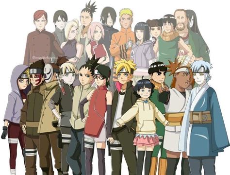 Boruto Naruto Next Generation Naruto Uzumaki Anime Naruto Himawari