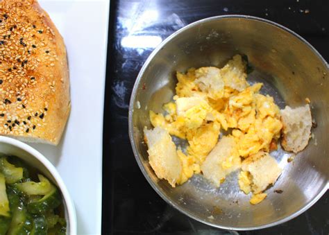 Scrambled Eggs And Bread Chefsopinion