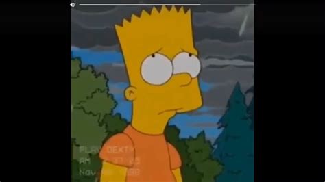 Aesthetic Sad  Bart Simpson Sad 1280x720 Wallpaper