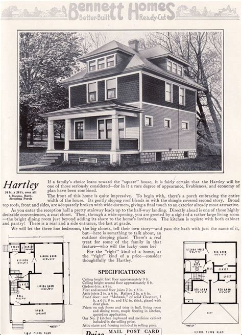Ameerican Foursquare The Hartley 1922 Bennett Homes Ray H