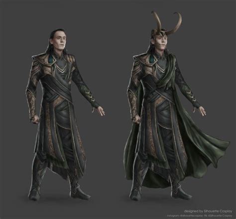 Loki Original Design Concept By Silhouette Cosplay Loki Marvel Loki
