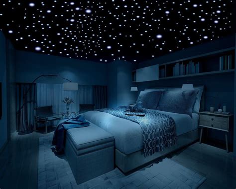 The glow in the dark ceiling was indeed considered one of my best recollections as a child growing up. Bedroom with a cool vibe & glow in the dark ceiling stars ...