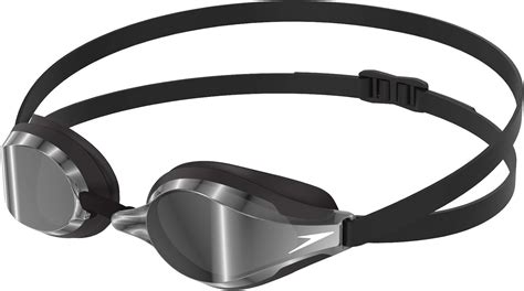 Speedo Unisex Adult Fastskin Speedsocket 2 Mirror Goggles Blacksilver