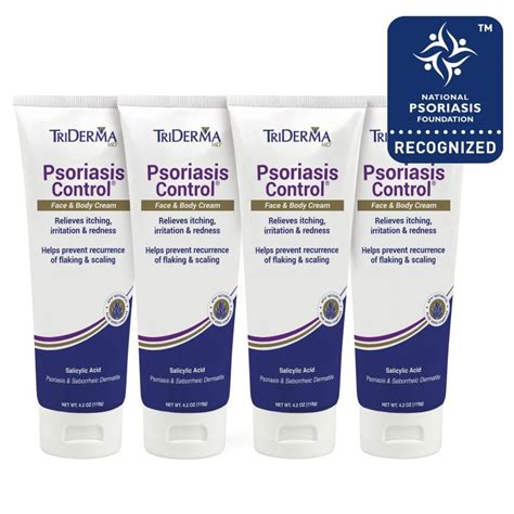 Triderma Psoriasis Control Face And Body Cream Pack Of 4 Relieves