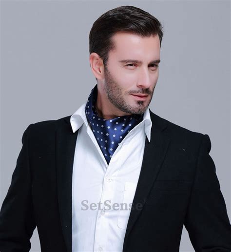 Silk Satin Suits Mens Scarf Fashion Blazer Outfits Men Scarf Men