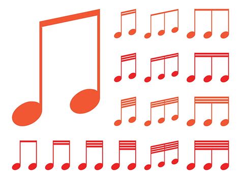 Musical Notes Graphics Ai Vector Uidownload