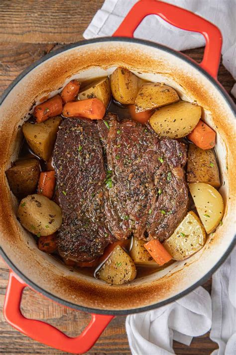 Roast Beef With Potatoes And Carrots Slow Cooker Pot Roast Easy Crock