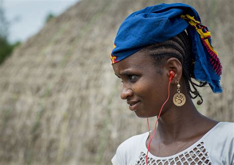 Benin West Africa Gossoue A Beautiful Fulani Peul Tribe Flickr