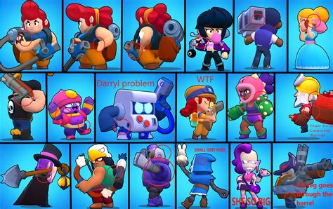 Brawlers Pose Minia Brawl Stars