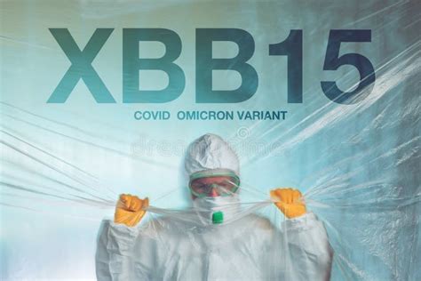 Xbb15 Covid Omicron Variant Concept With Virologist And Epidemiologist