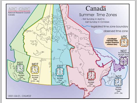 Unconfigured Site Time Zone Map Time Zones Canada