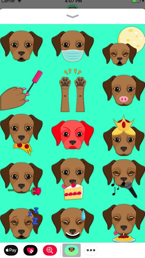Send Your Friends Cute Chocolate Labrador Retriever Emojis With This
