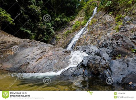 Huai To Waterfall In Krabi Stock Image Image Of Reserve 116186179