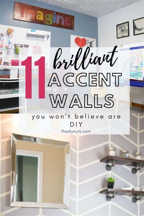 11 Easy Diy Accent Walls Ideas Budget Friendly The Diy Nuts