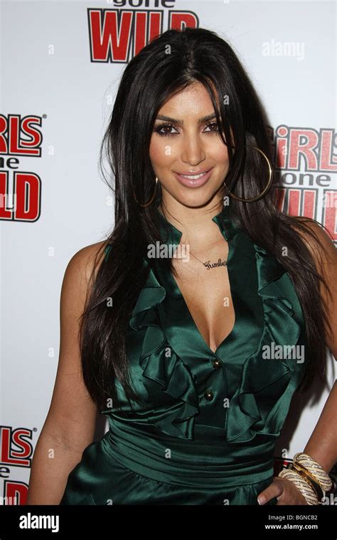 Kim Kardashian Girls Gone Wild Magazine Launch West Hollywood California Usa 22 April 2008 Stock
