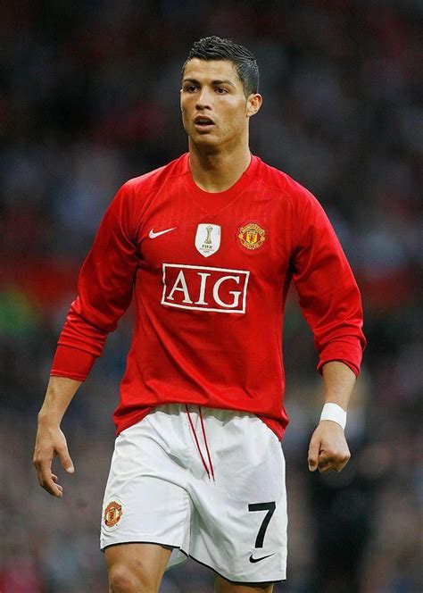 Cristiano Ronaldo Of Manchester United During The Uefa Champions League