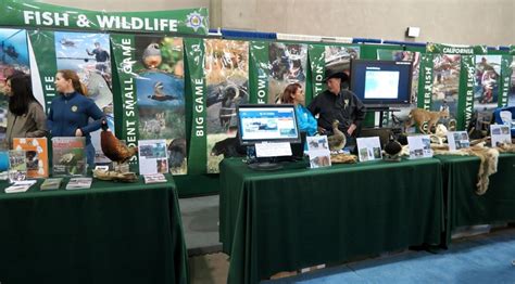 California Dept Of Fish And Wildlife At Annual Sportsmens Show In