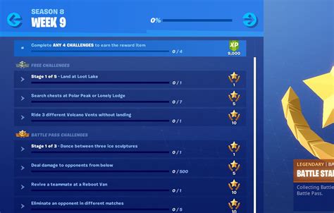 Fortnite Season 8 Week 9 Challenges Fortnite Insider