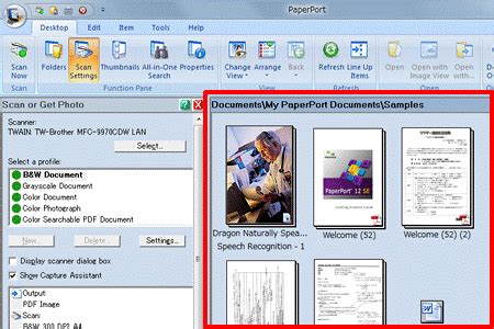 Combine Multiple Scanned Documents Into A Single File With PaperPort Brother