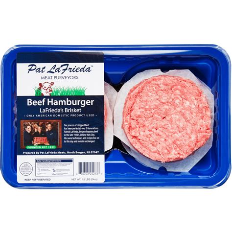 Order Pat Lafrieda Beef Brisket Hamburger Fresh Fast Delivery