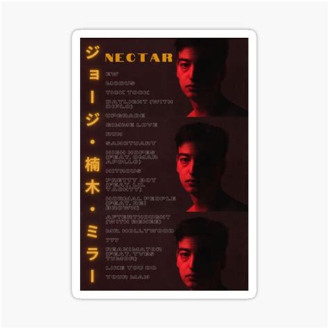 Joji Nectar Poster Sticker By Designatedriver Redbubble