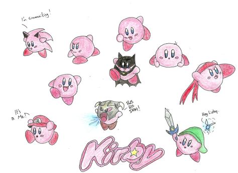 Kirby Collage By Xxcelebrianxx On Deviantart
