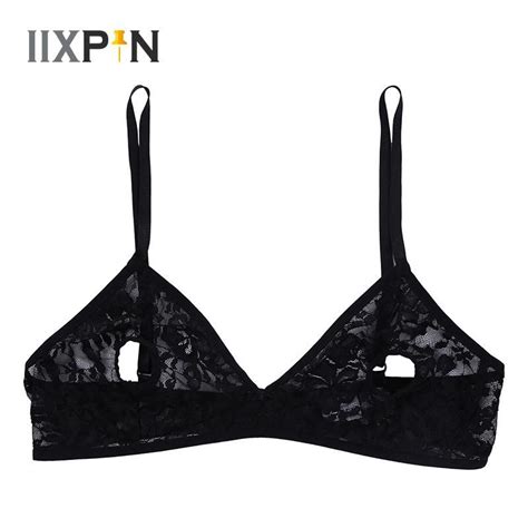 2021 Sexy Lingerie Women Open Nipple Bras Sheer Floral Lace Bralette Hollow Out Erotic Bra Top
