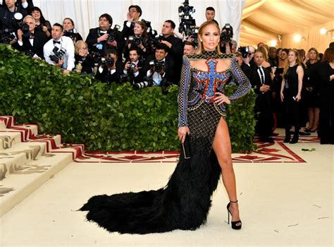 Jennifer Lopezs Met Gala Dress 2018 Popsugar Fashion