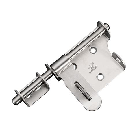 Stainless Steel Left And Right Latches Sliding Lock Security Door Latch