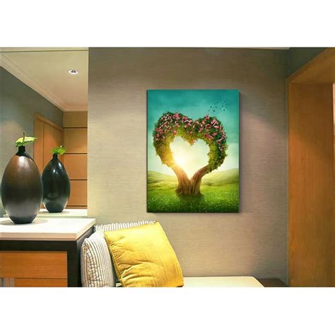 Free Shipping 2017 New Product Frameless Painting Romantic Love Tree
