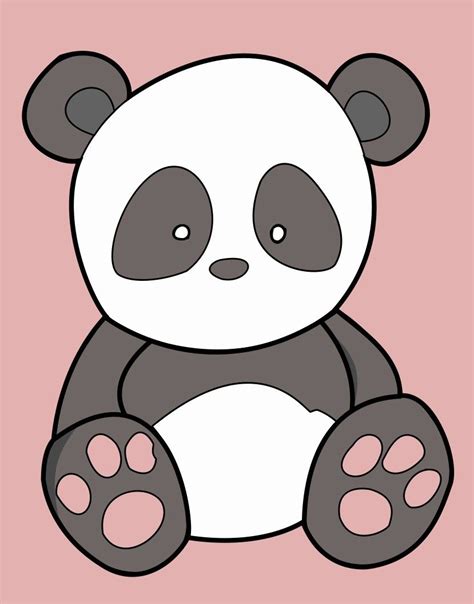 Cute Panda Drawing Tumblr Free Download On Clipartmag